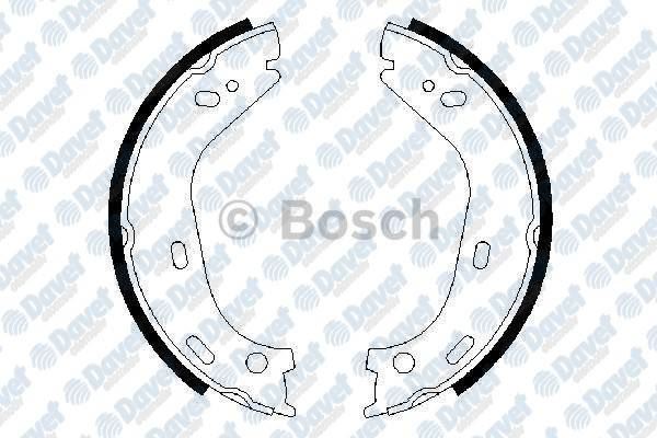 BOSCH 0986487126 El Fren Balatasi Mb W140 320 500 600